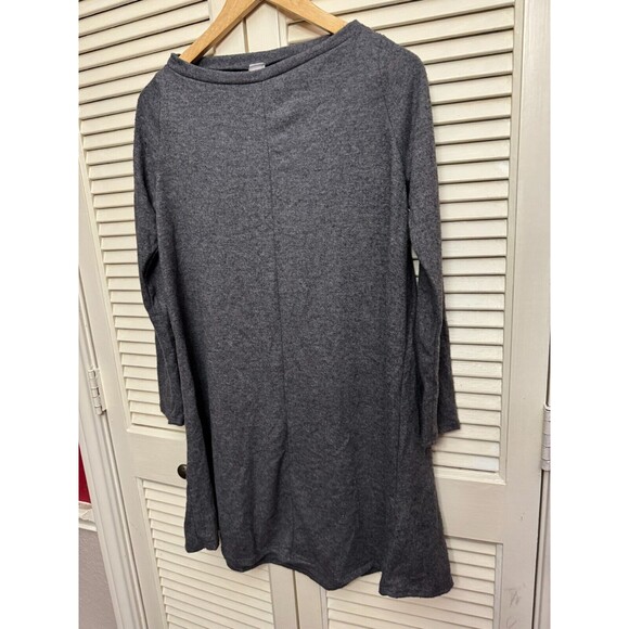 Go Couture Women Swing Long Sleeve Dress Size Small Grey Pullover - Picture 4 of 6